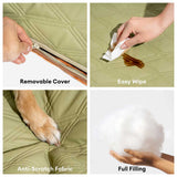 Pet's Calming Faux Leather Dog Mat | Water-Repellent Dual-Sided Comfort 5
