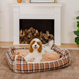 Pet's Cozy Crystal Velvet Dog Bed | Supportive Removable Bolster for Comfort 5