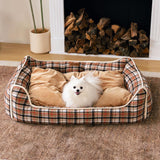 Pet's Cozy Crystal Velvet Dog Bed | Supportive Removable Bolster for Comfort 7