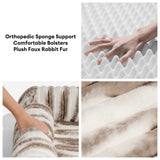 Pet's Cozy Faux Fur Dog Bed | Orthopedic Supportive Bolster for Comfort 4