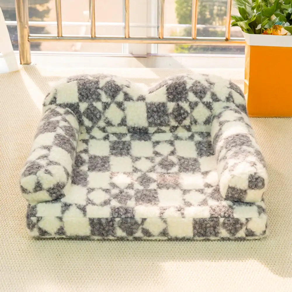 Pet's Cozy Faux Fur Dog Bed | Plush Thermal Supportive Design 5