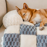 Pet's Cozy Plaid Dog Mat | Soft Plush Sofa Protector 3