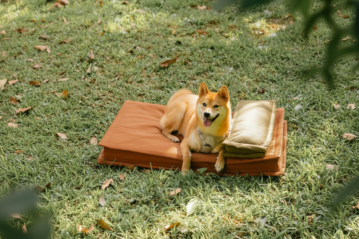 Pet's Cozy Polyester Dog Bed | Anti-Anxiety Supportive Sleeping Cushion 1