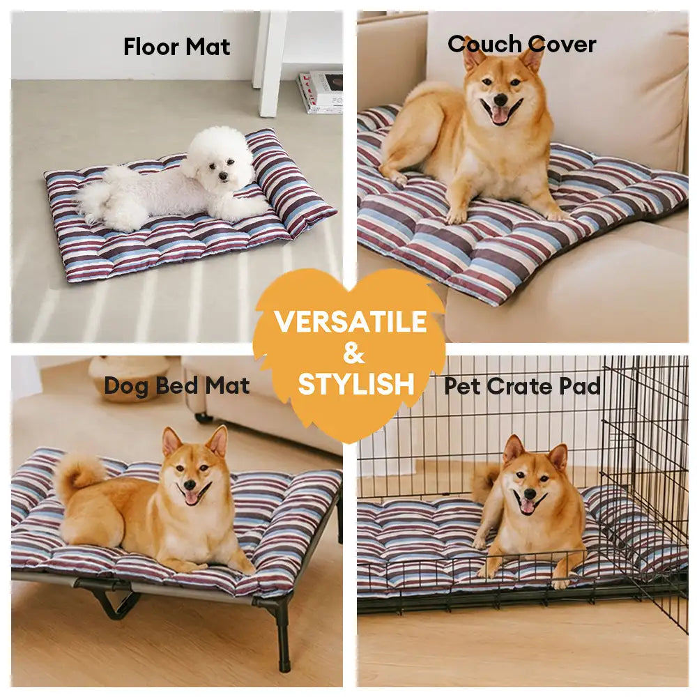 Pet's Cozy Polyester Dog Bed | Breathable Double-Sided Neck Support Pillow 5