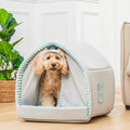 Pet's Cozy Polyester Enclosed Dog Bed | Soft and Secure Design