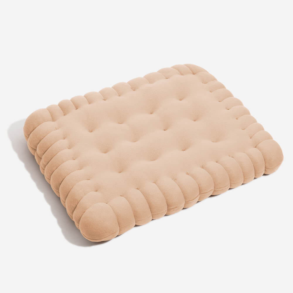 Pet's Cozy Quilted Dog Bed | Soft and Durable Biscuit Shape 10