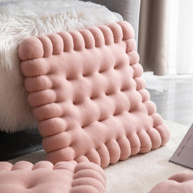 Pet's Cozy Quilted Dog Bed | Soft and Durable Biscuit Shape 6
