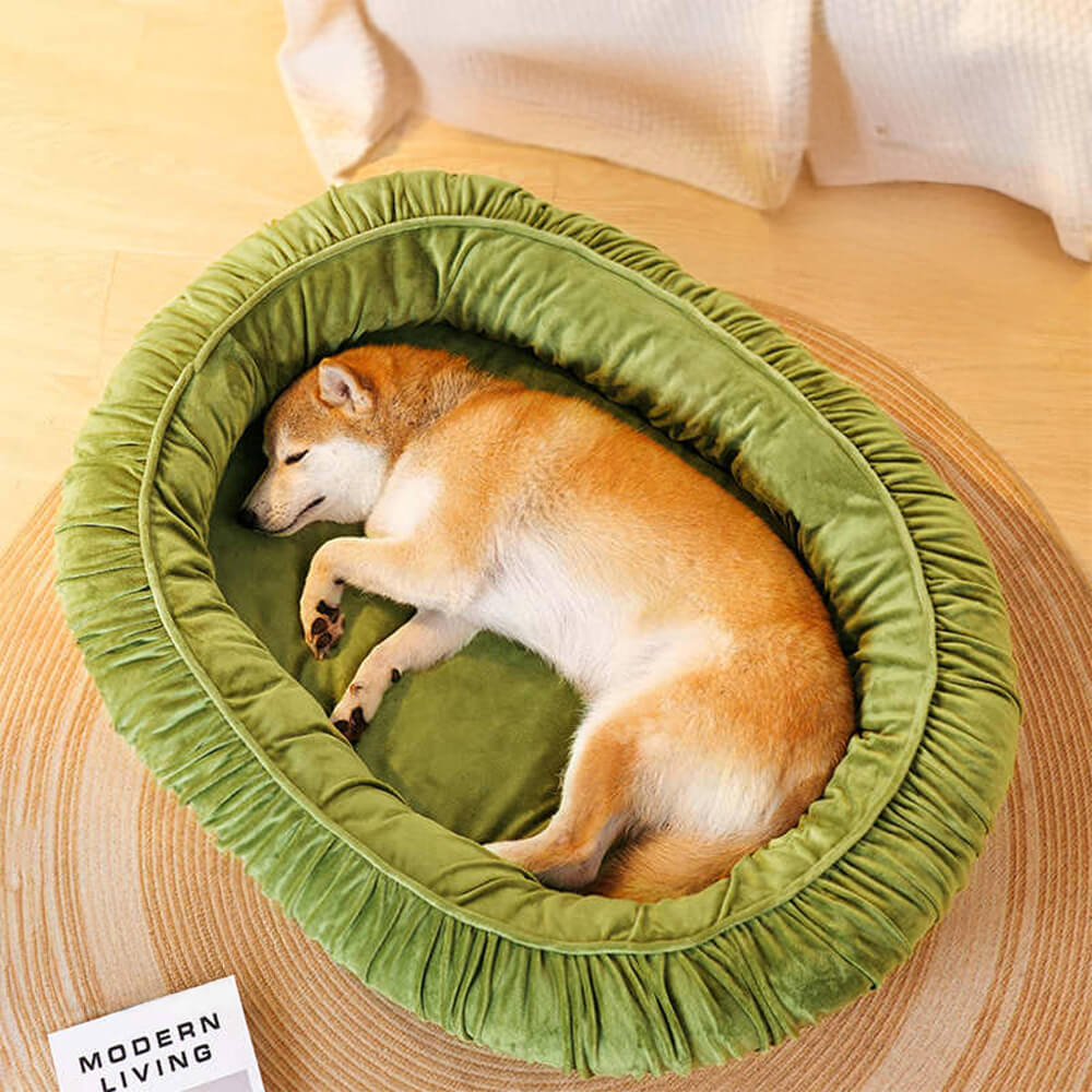 Pet's Cozy Velvet Orthopedic Bed | Supportive Detachable Nest for Dogs and Cats 1