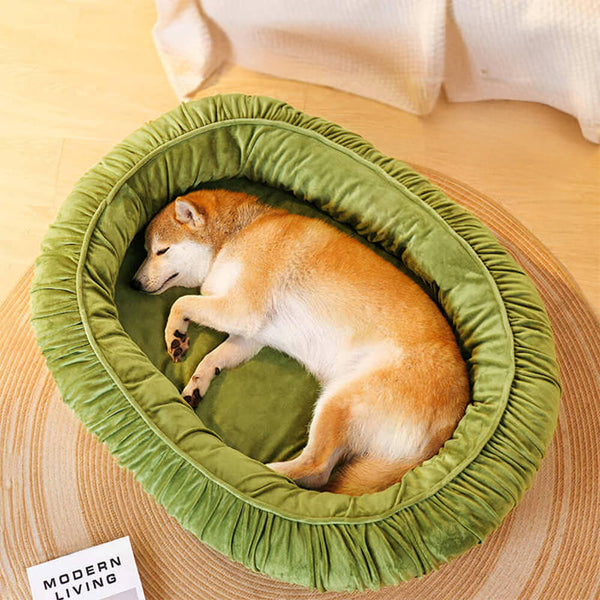Pet's Cozy Velvet Orthopedic Bed | Supportive Detachable Nest for Dogs and Cats 1