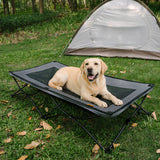Pet's Elevated Polyester Dog Cot | Portable Cooling Bed for All Sizes 10