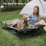 Pet's Elevated Polyester Dog Cot | Portable Cooling Bed for All Sizes 2