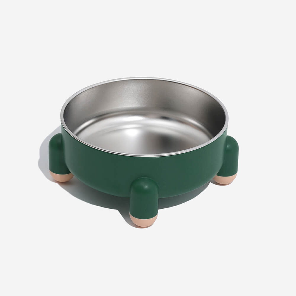 Pet's Elevated Polystyrene Dog Bowl | Stylish Tetrapod Design 0