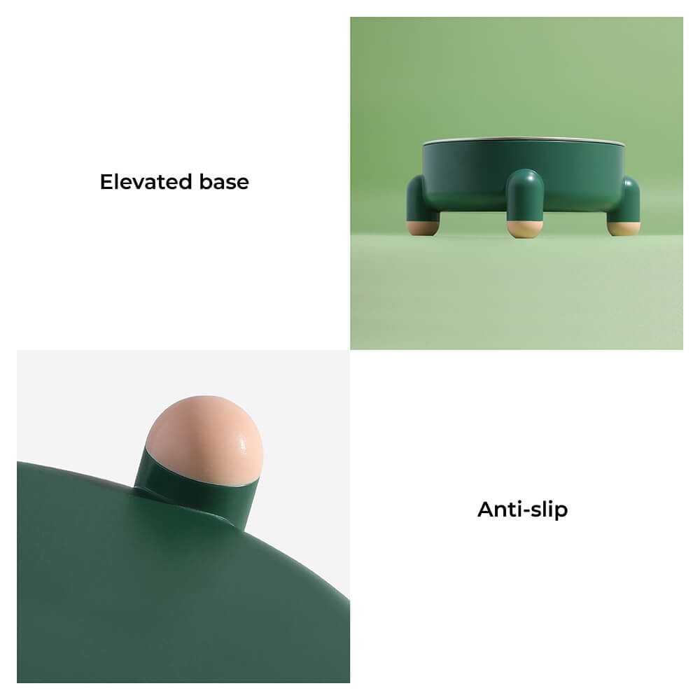 Pet's Elevated Polystyrene Dog Bowl | Stylish Tetrapod Design 3
