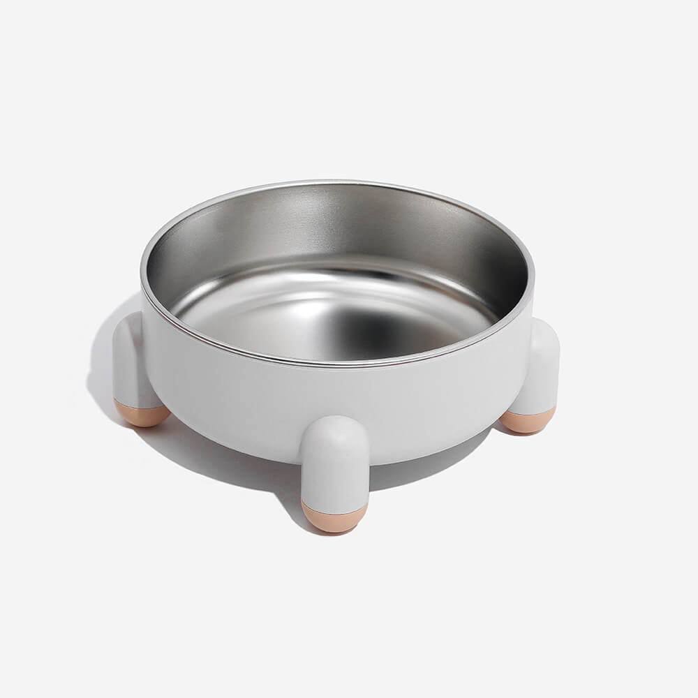Pet's Elevated Polystyrene Dog Bowl | Stylish Tetrapod Design 6