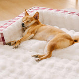 Pet's Ergonomic Plush Dog Bed | Expandable Calming Sleeping Mat 5