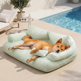 Pet's Ice Silk Cooling Sofa Bed | Breathable Washable Dog Bed 1