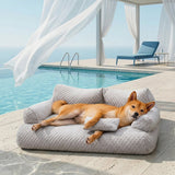 Pet's Ice Silk Cooling Sofa Bed | Breathable Washable Dog Bed 2