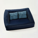 Pet's Orthopedic Foam Sofa Bed | Comfortable Supportive Design with Pillows 10