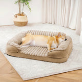 Pet's Plush Orthopedic Dog Bed | Cozy Washable Bolster for Comfort 0