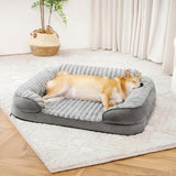 Pet's Plush Orthopedic Dog Bed | Cozy Washable Bolster for Comfort 9