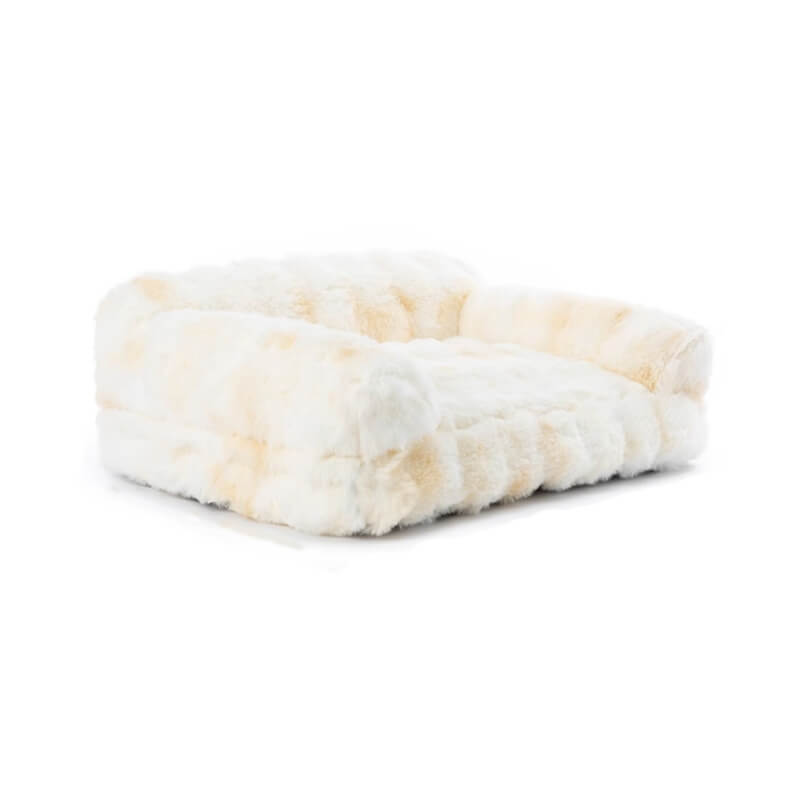 Pet's Plush Polyester Calming Bed | Thickened Cozy Sofa for Dogs and Cats 4