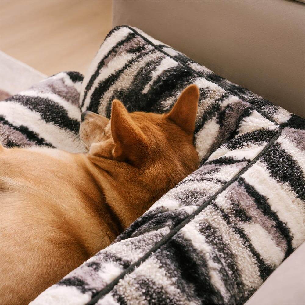 Pet's Plush Sofa Protector Mat | Stylish Nordic Design for Ultimate Comfort 5