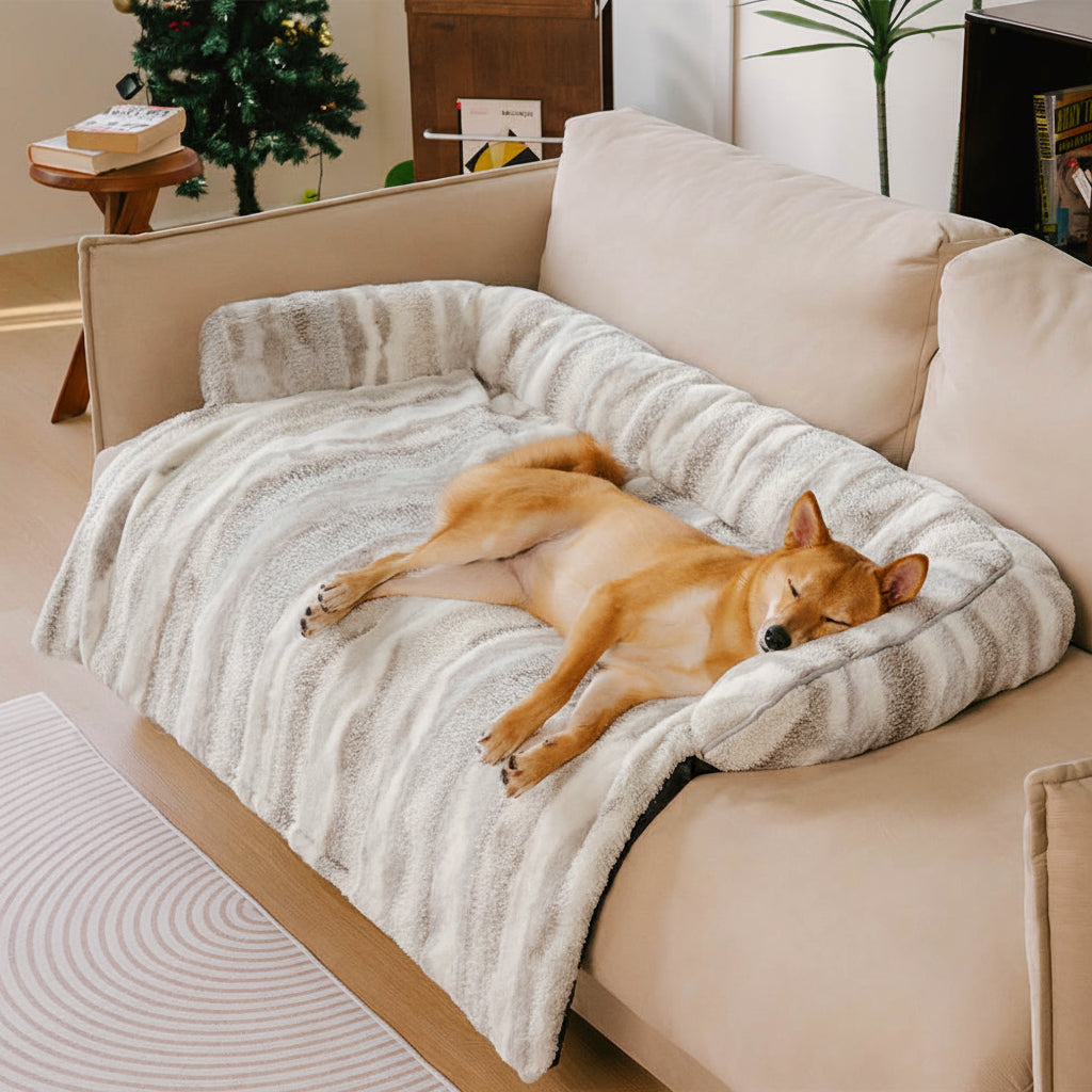 Pet's Plush Sofa Protector Mat | Stylish Nordic Design for Ultimate Comfort 6