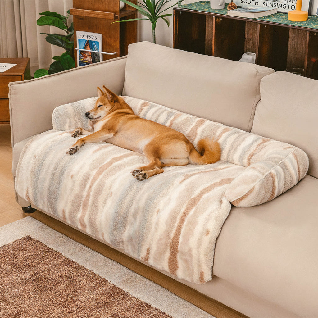 Pet's Plush Sofa Protector Mat | Stylish Nordic Design for Ultimate Comfort 8