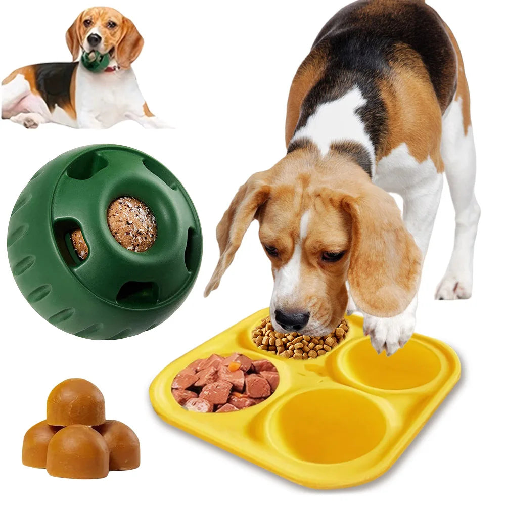 Pet's Silicone Slow Feeder | Interactive Chew Toy for Healthy Eating 1