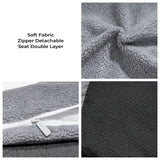 Pet's Soft Faux Lambswool Sofa Bed | Cozy Double Layer Design 3