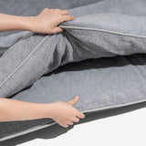 Pet's Soft Faux Lambswool Sofa Bed | Cozy Double Layer Design 4