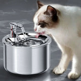Pet's Stainless Steel Water Fountain | Advanced Hygienic Hydration System 0