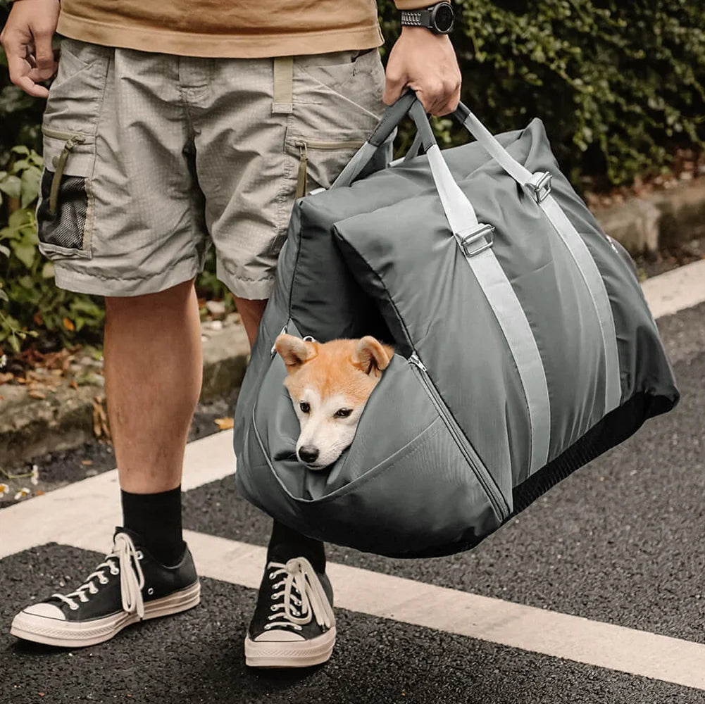 Pet's Waterproof Oxford Fabric Car Seat Bed | Comfortable Travel Cushion 3