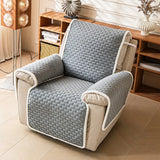 Plush Scratch-Resistant Recliner Luxe Couch Covers Slipcovers with Elastic Straps