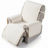 Plush Scratch-Resistant Recliner Luxe Couch Covers Slipcovers with Elastic Straps