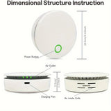 Portable Air Purifier | Advanced Ozone Odor Eliminator | Compact and Lightweight 2