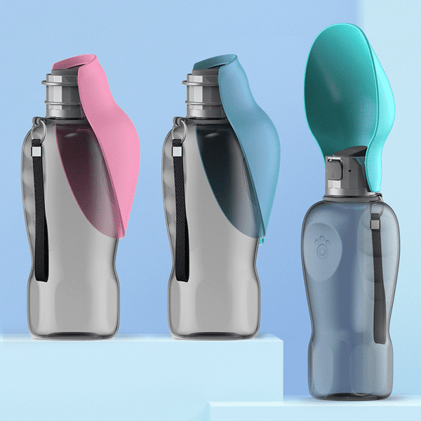 Portable Dog Travel Water Bottle | Durable Leak-Proof Hydration Solution with Foldable Bowl 1