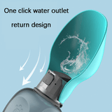 Portable Dog Travel Water Bottle | Durable Leak-Proof Hydration Solution with Foldable Bowl 2