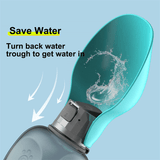 Portable Dog Travel Water Bottle | Durable Leak-Proof Hydration Solution with Foldable Bowl 5