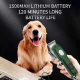 Professional Pet Grooming Clipper | All-Metal Rechargeable Dog and Cat Hair Trimmer 1