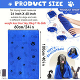 Quick-Drying Microfiber Dog Towel | Super-Absorbent Pet Bath and Car Wiping Cloth