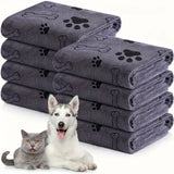 Quick-Drying Microfiber Dog Towel | Super-Absorbent Pet Bath and Car Wiping Cloth