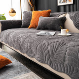 Leaf Cotton Mat Anti-scratch Protective Heavy-Duty Couch Cover