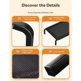 Elevated Outdoor Dog Bed | Moisture-Proof Non-Slip Nylon Nest for Large Dogs