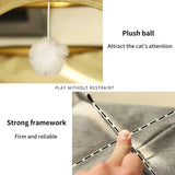 Semi-Enclosed Canvas Pet Tent Bed | Removable Cave Hut for Cats and Small Dogs