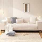 Simple Solid Color Chenille Scratch-resistant Protective Sleek Couch Cover