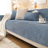 Simple Solid Color Chenille Scratch-resistant Protective Sleek Couch Cover