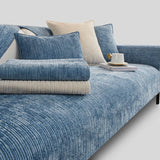 Simple Solid Color Chenille Scratch-resistant Protective Sleek Couch Cover