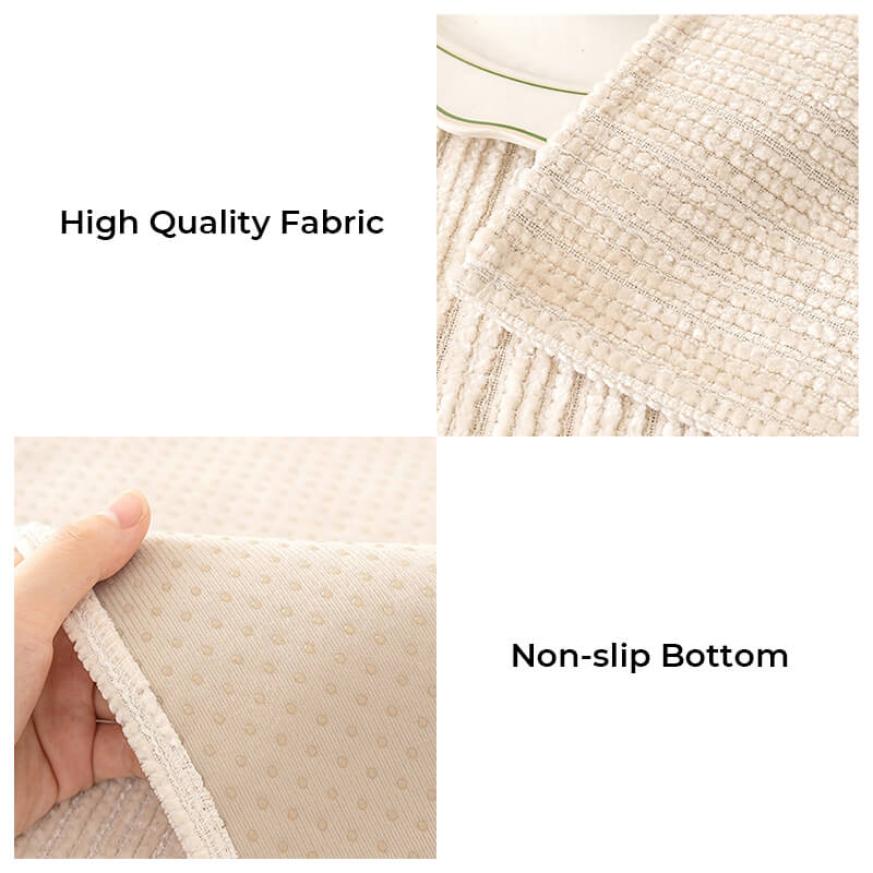 Simple Solid Color Chenille Scratch-resistant Protective Sleek Couch Cover