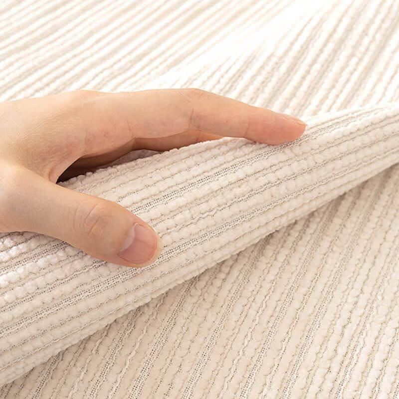 Simple Solid Color Chenille Scratch-resistant Protective Sleek Couch Cover